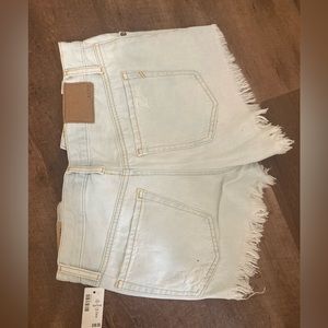 High rise aero Jean shorts